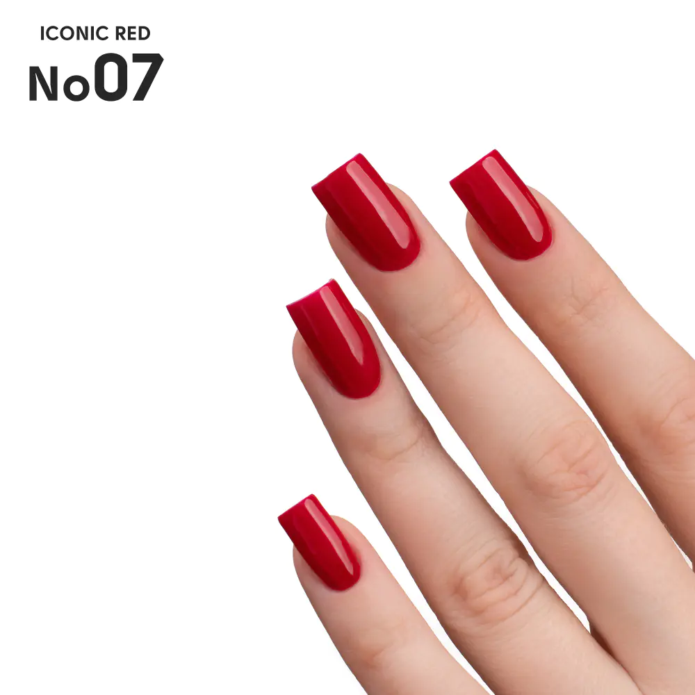 Гель-лак 07 Iconic Red Shelly 12 мл - фото 2