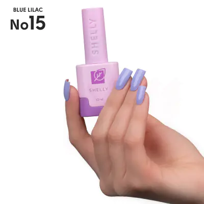 Гель-лак 15 Blue Lilac Shelly 12 мл