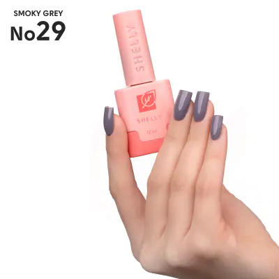 Гель-лак 29 Smoky Grey Shelly 12 мл