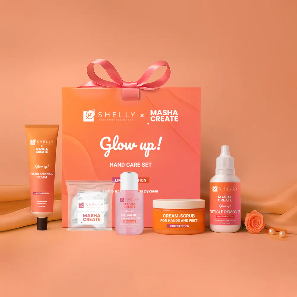 Набір для догляду за руками Glow up! SHELLY х Masha Create 