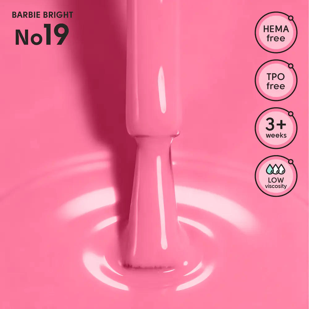 Гель-лак 19 Barbie Bright Shelly 12 мл