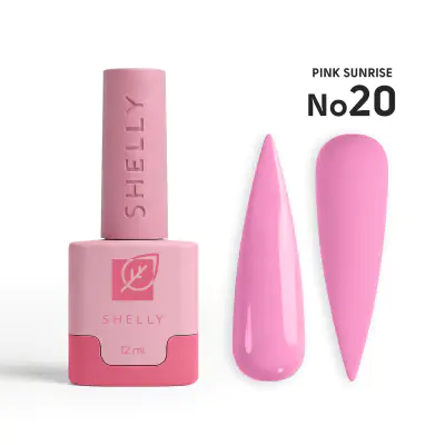 Гель-лак 20 Pink Sunrise Shelly 12 мл