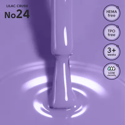 Гель-лак 24 Lilac Crush Shelly 12 мл