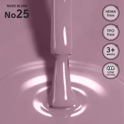 Гель-лак 25 Nude Blush Shelly 12 мл