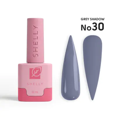 Гель-лак 30 Grey Shadow Shelly 12 мл