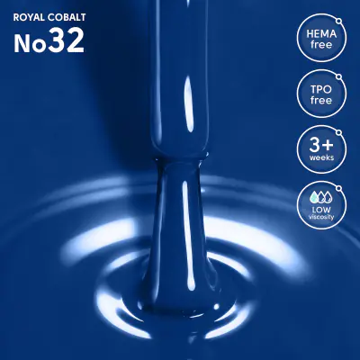 Гель-лак 32 Royal Cobalt Shelly 12 мл