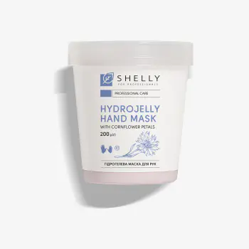 Гідрогелева маска для рук з пелюстками волошки Shelly 200 г Гідрогелева маска для рук з пелюстками волошки Shelly 200 г