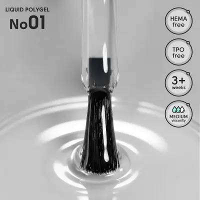 Рідкий полігель 01 Liquid PolyGel Shelly 12 мл