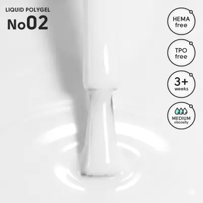 Рідкий полігель 02 Liquid PolyGel Shelly 12 мл