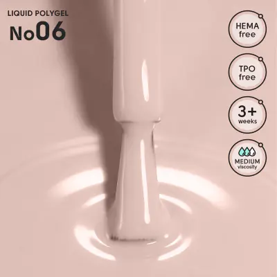 Рідкий полігель 06 Liquid PolyGel Shelly 12 мл