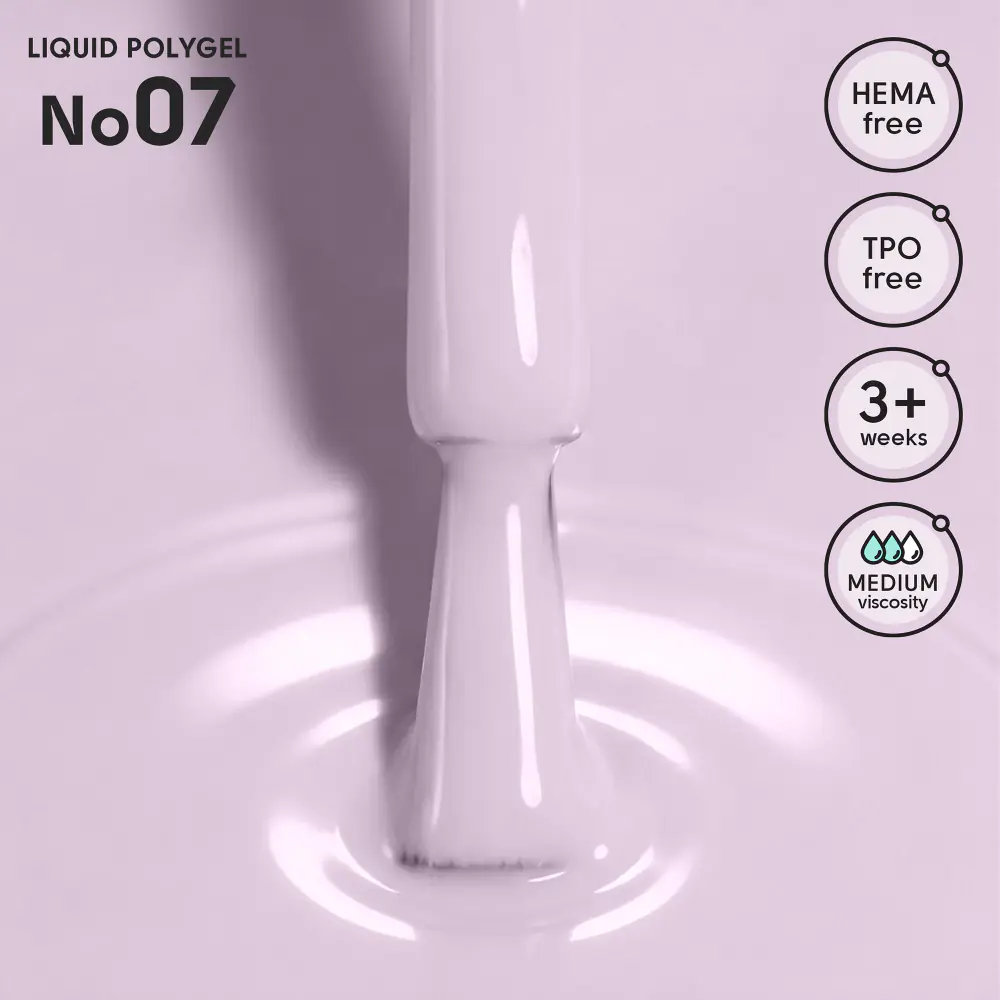 Рідкий полігель 07 Liquid PolyGel Shelly 12 мл