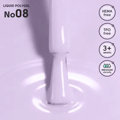 Рідкий полігель 08 Liquid PolyGel Shelly 12 мл