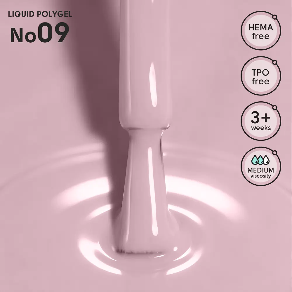 Рідкий полігель 09 Liquid PolyGel Shelly 12 мл
