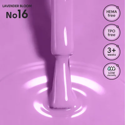 Гель-лак 16 Lavender Bloom Shelly 12 мл