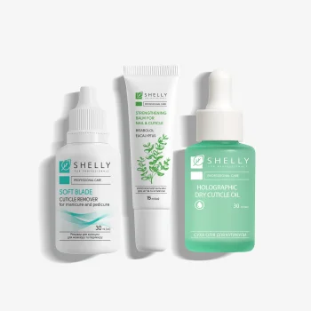 Комплекс для догляду за нігтями та кутикулою Shelly