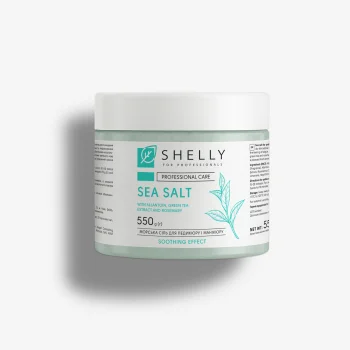 Сіль для ванн з алантоїном, екстрактом зеленого чаю та розмарину Shelly 550 г