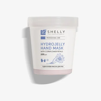 Гідрогелева маска для рук з пелюстками волошки Shelly 200 г