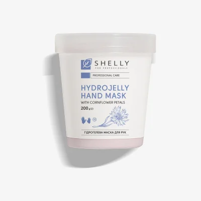 Гідрогелева маска для рук з пелюстками волошки Shelly 200 г