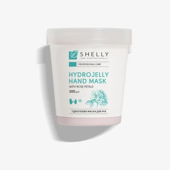 Гідрогелева маска для рук з пелюстками троянди Shelly 200 г