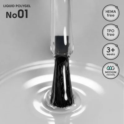 Рідкий полігель 01 Liquid PolyGel Shelly 12 мл